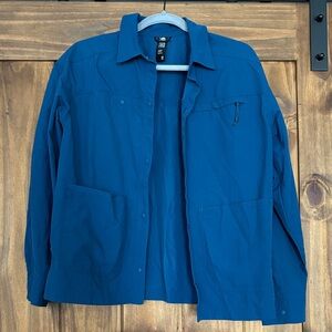 Mountain Hardwear Blue Shirt Jacket